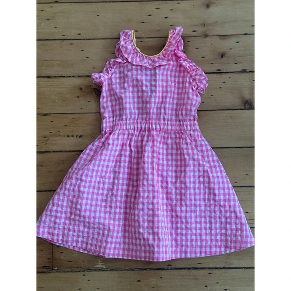 crewcuts Pink Gingham Garden Party Easter Dress - Picture 2 of 5